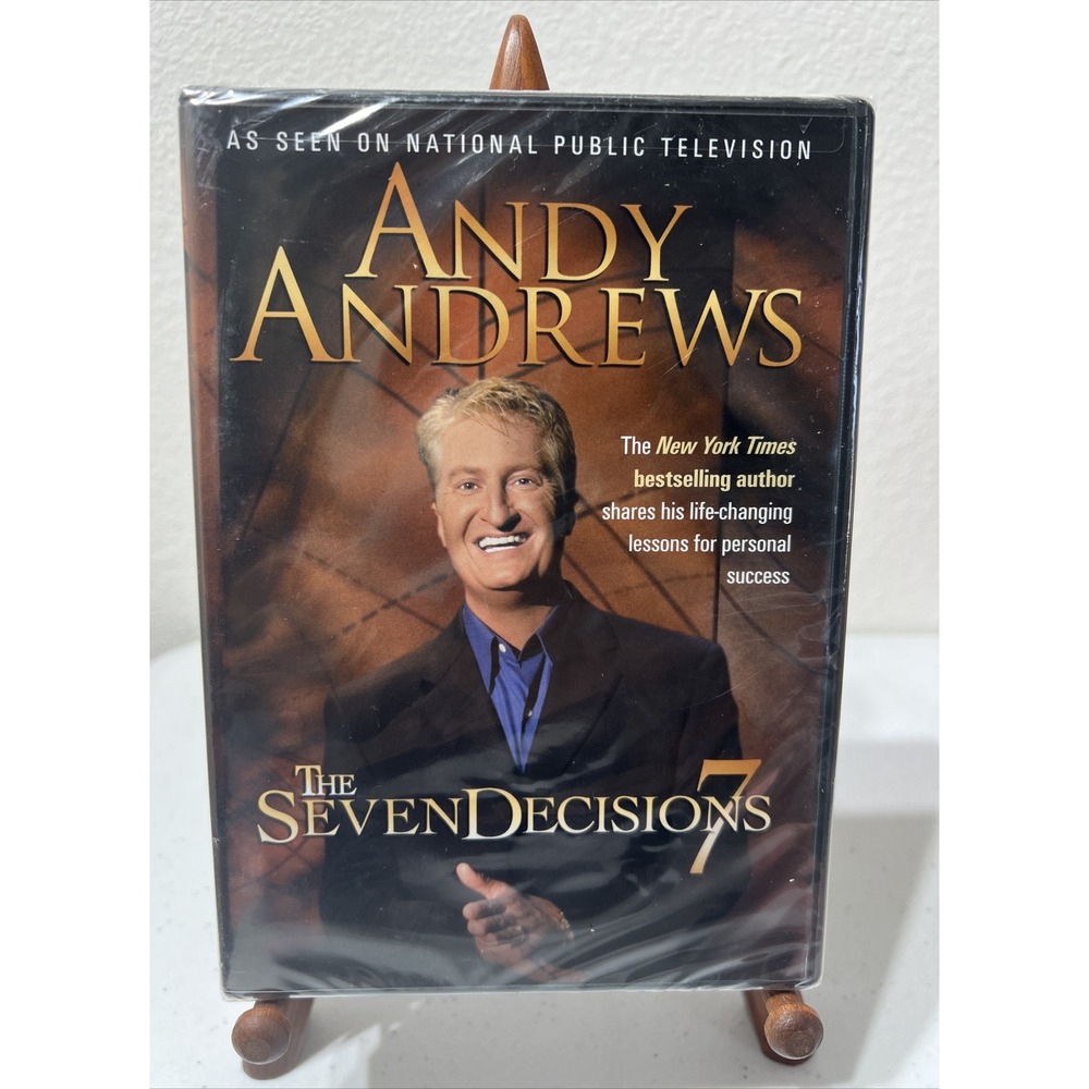 Personal Growth DVD! The Seven Decisions (LIVE Seminar) -Andy Andrews New Sealed